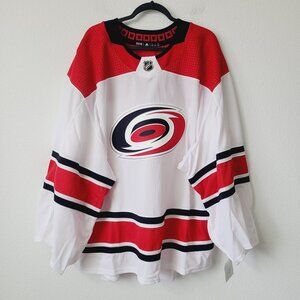 Adidas NHL Carolina Hurricanes Made In Canada  Authentic Jersey Size 58G White